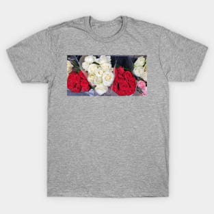 Paris Multi-Colored Rose Bouquets T-Shirt